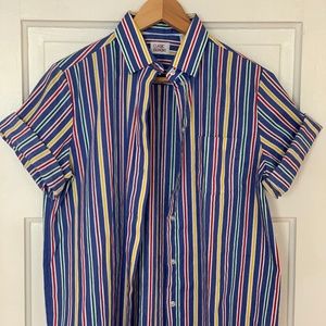 Vintage Candy Stripe Button Up